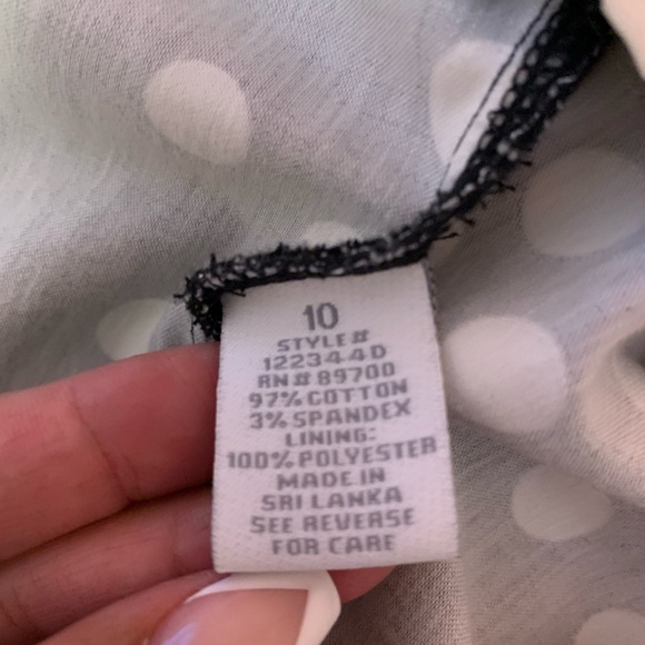 Black/white dots Sundress - Picture 12 of 12